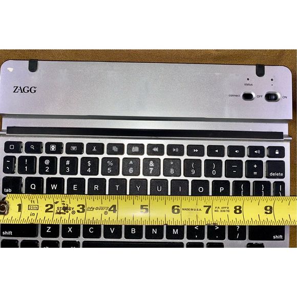 ZAGG YW2-LEACSIPAD Bluetooth Keyboard Ipad2 compatable - Picture 4 of 6
